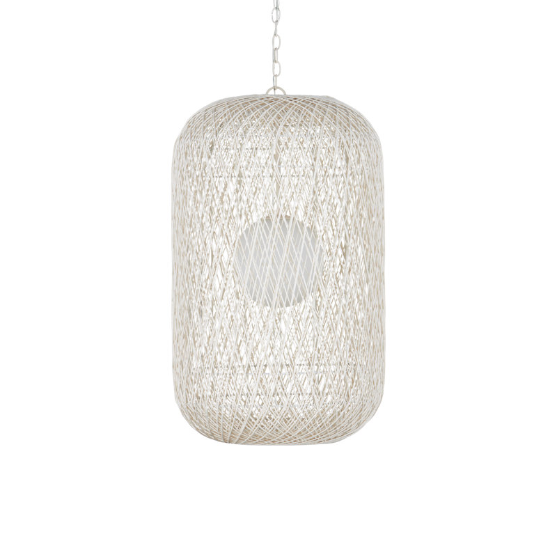 Cocoon Medium Pendant, 27" H x 15.5" W