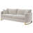 Baber Upholstered Curved Track Arm Sofa Beige-455431382