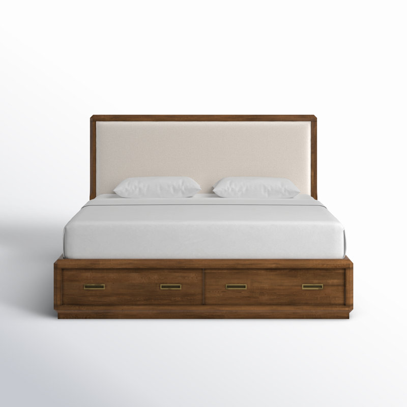 Upholstered Storage Bed, King