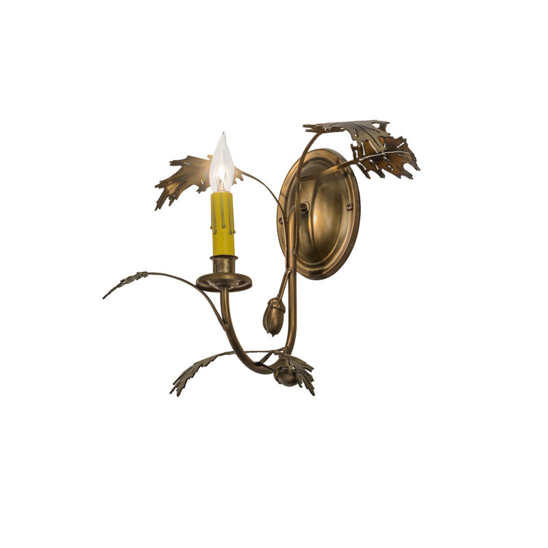 Rustic Lodge 1 - Light Candle Wall Light