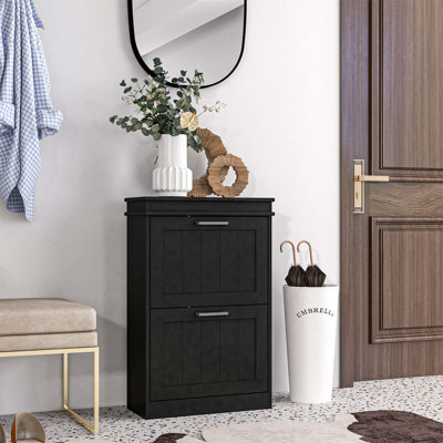 10 Pair Flip Down Shoe Storage
