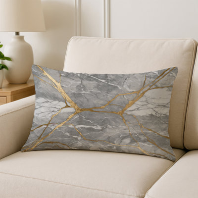 Coussin décoratif intérieur / extérieur gris Modern Modern