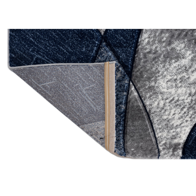 Tapis bleu marine Anselm, Rectangle 7 pi 9 po x 9 pi 9 po