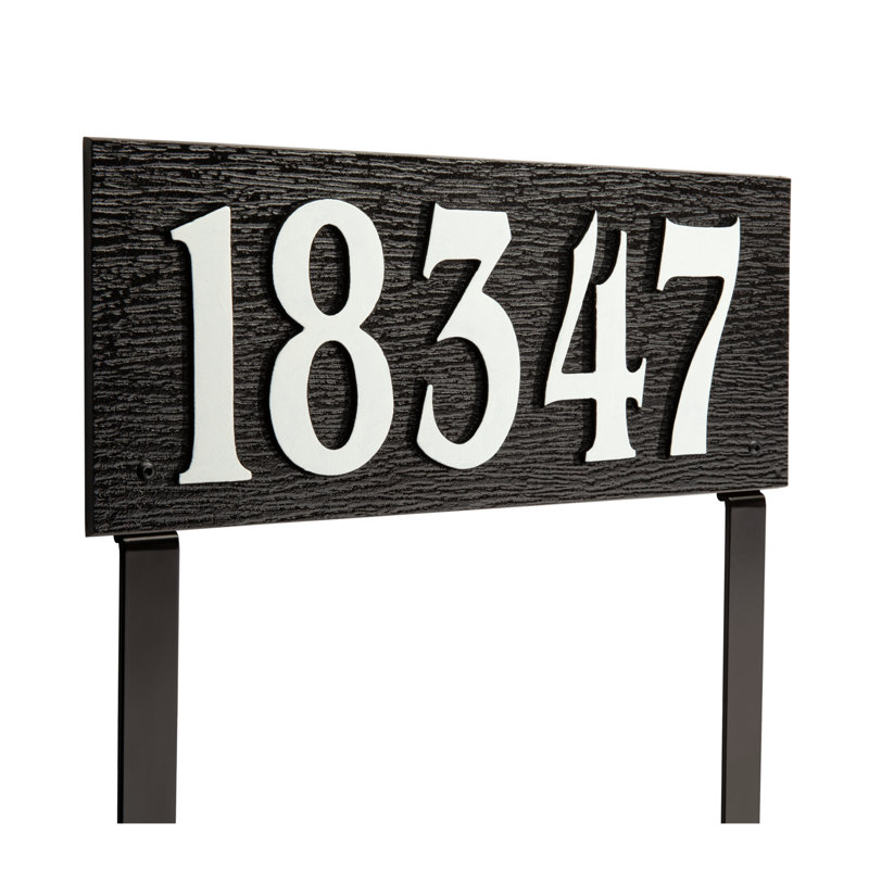 Rectangle Old Century Forge, Noir / blanc, Oui