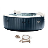 Intex Purespa Plus Portable Inflatable Hot Tub Bubble Jet Spa W/ Accessory Kit