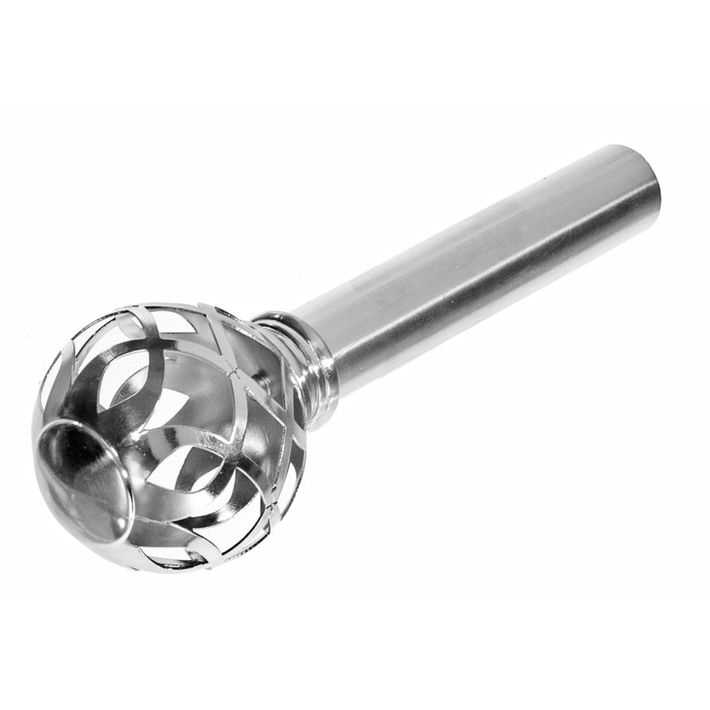 Steel Adjustable Single Curtain Rod, 28" - 48" W