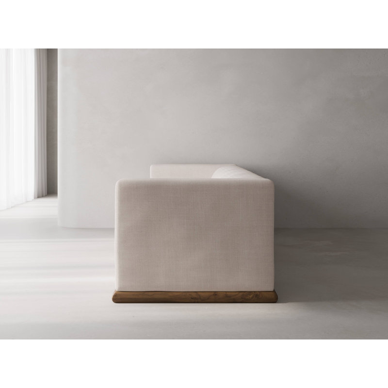 Bradley Sofa, Nevis Ivory, 3, 29" H x 84" W x 38" D