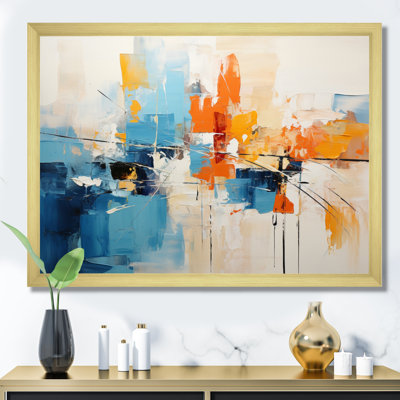 Gerbrand papier Euphoria I - abstrait, collage, toile, art mural