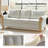 Terren 81" W Linen Striped Sofa-350112749
