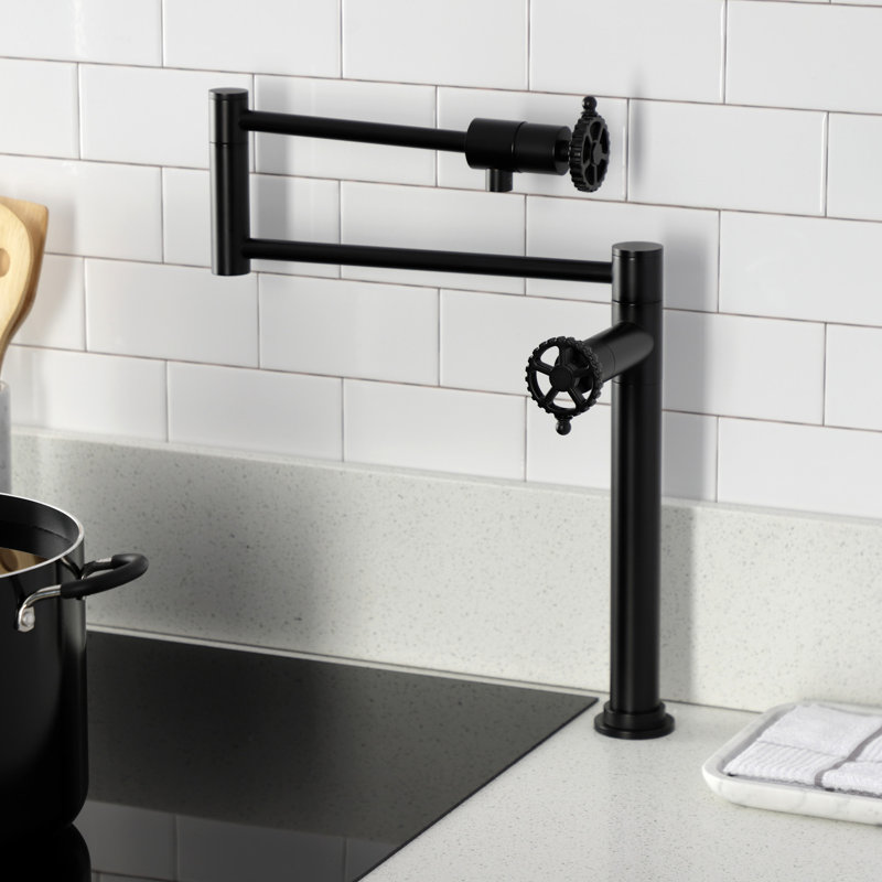 Robinet remplisseur Kingston, Noir mat