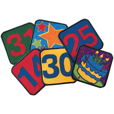 Seating Squares Calendar KIDS Value PLUS™ Tufted Rug