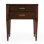 Kai Black 2 Drawer Nightstand