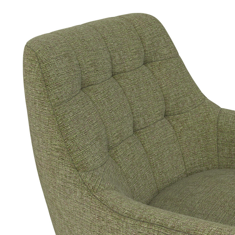 Leann Upholstered Accent Chair, Green