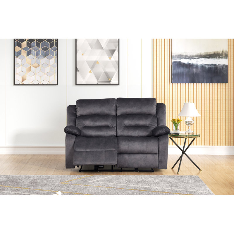 Odarrius Recliner, Manual, Blue Gray Bronzing Fabric