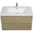 9 35.43'' Single Bathroom Vanity with Top-101092138