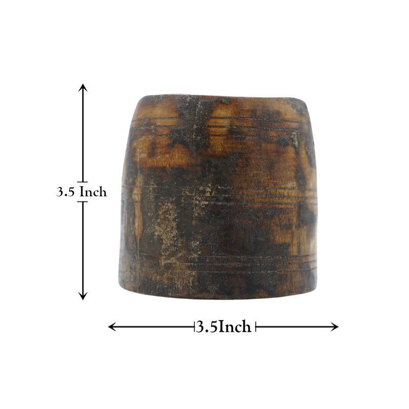  Rustic Charm Wooden Vase