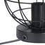 Karnes 1-Light Black Metal Table Lamp
