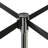 New Star Food Service 36'' H x 12.5'' W Steel Stanchion System-14715103