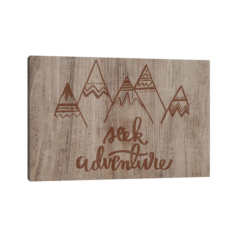 Seek Adventure 1 Piece Wrapped Canvas Wall Art, 66.04 cm H x 45.72 cm W