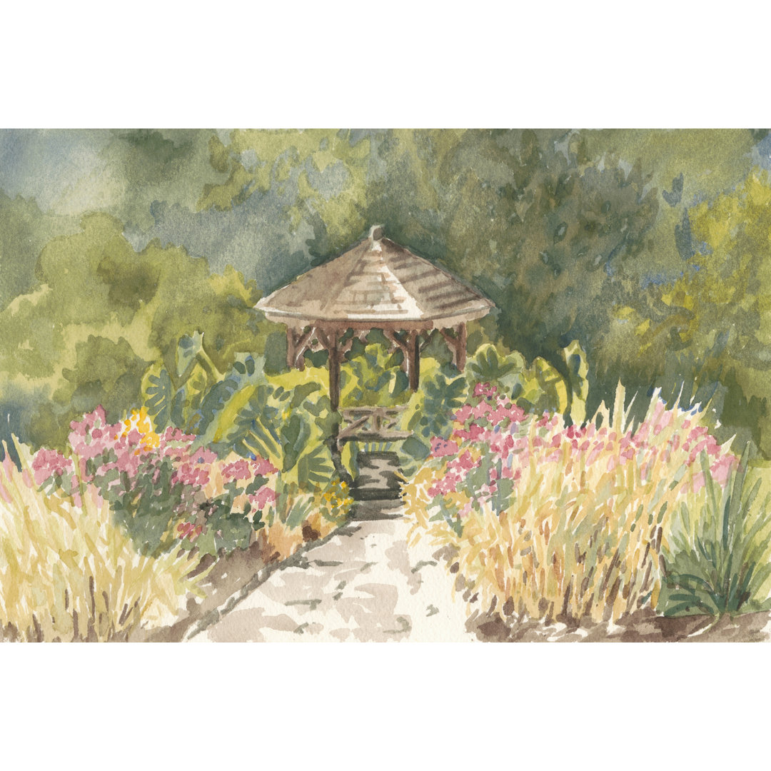 Leinwandbild Watercolour Garden IV von Dianne Miller