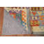 Tapis géométrique réversible en laine 10 x 13
