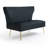 Vardell Fabric 48'' Reception Loveseat-1880453353