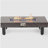 54-inch iron fire pit table (stone)