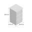 Fully Assembled Argyle 3 Drawer Bedside Table-15849306
