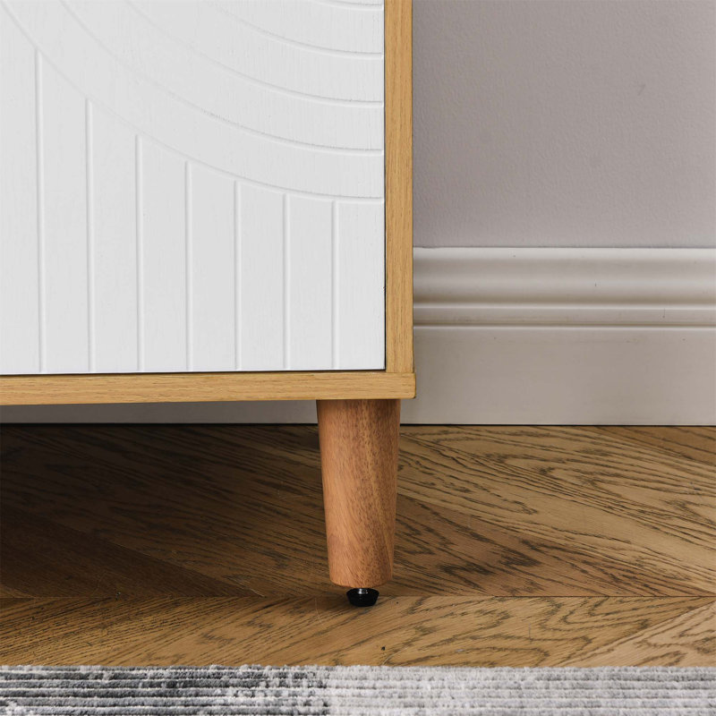 Randalls Accent Cabinet, White/Natural