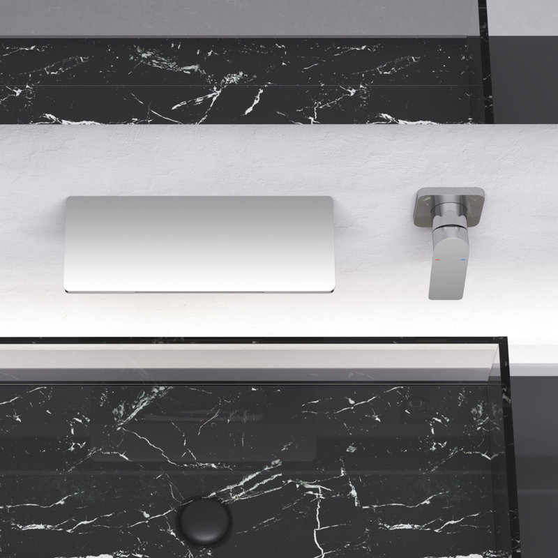 Robinet de salle de bain mural Waterfall