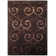 Metro-Velvet Geometric Area Rug in Brown/Gray/Ivory