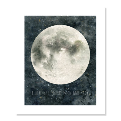 «Rolled Moon Love», impression sur papier