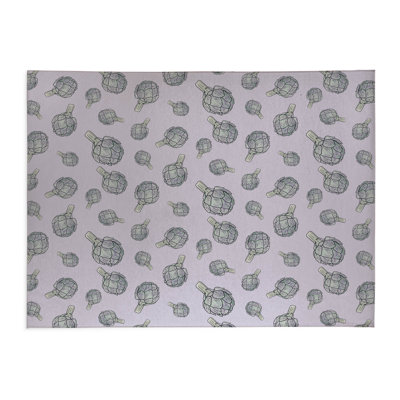 Tapis de cuisine antidérapant Summer Artichaut
