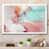 Toile blanche avec cadre photo