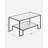 Nancy 39.4" W Rectangle Glass Top Coffee Table with Storage-957661745