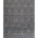 Modern Tibet Hand Knotted Damask Area Rug