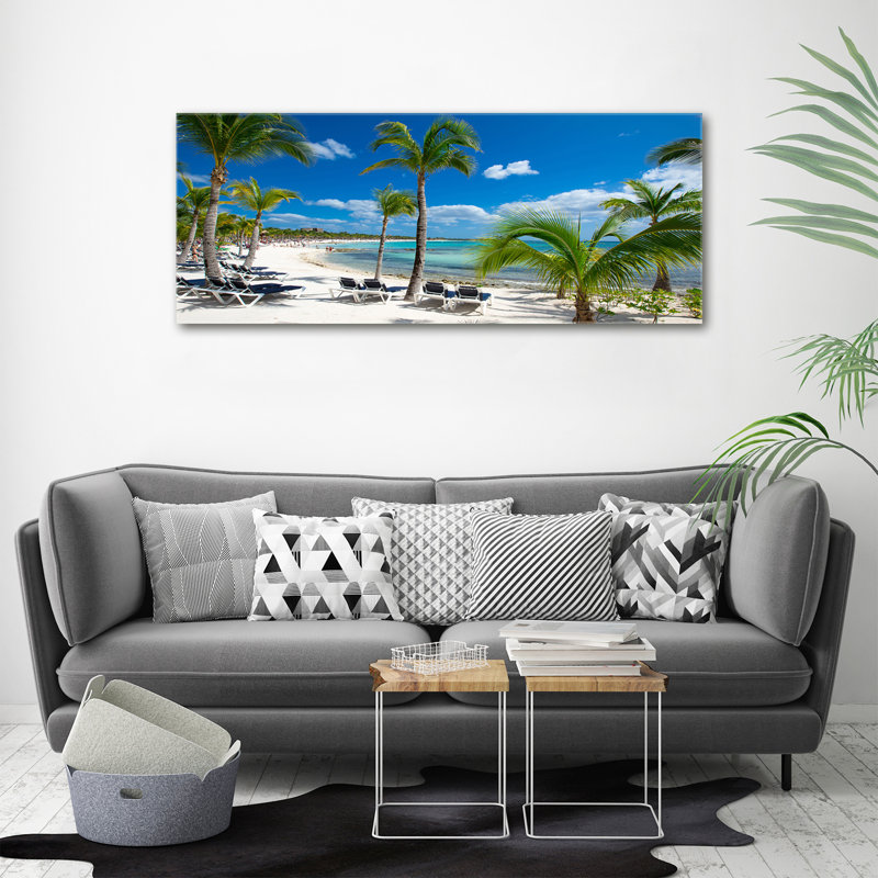 Maldives Beach 1 Piece Wall Art on Canvas