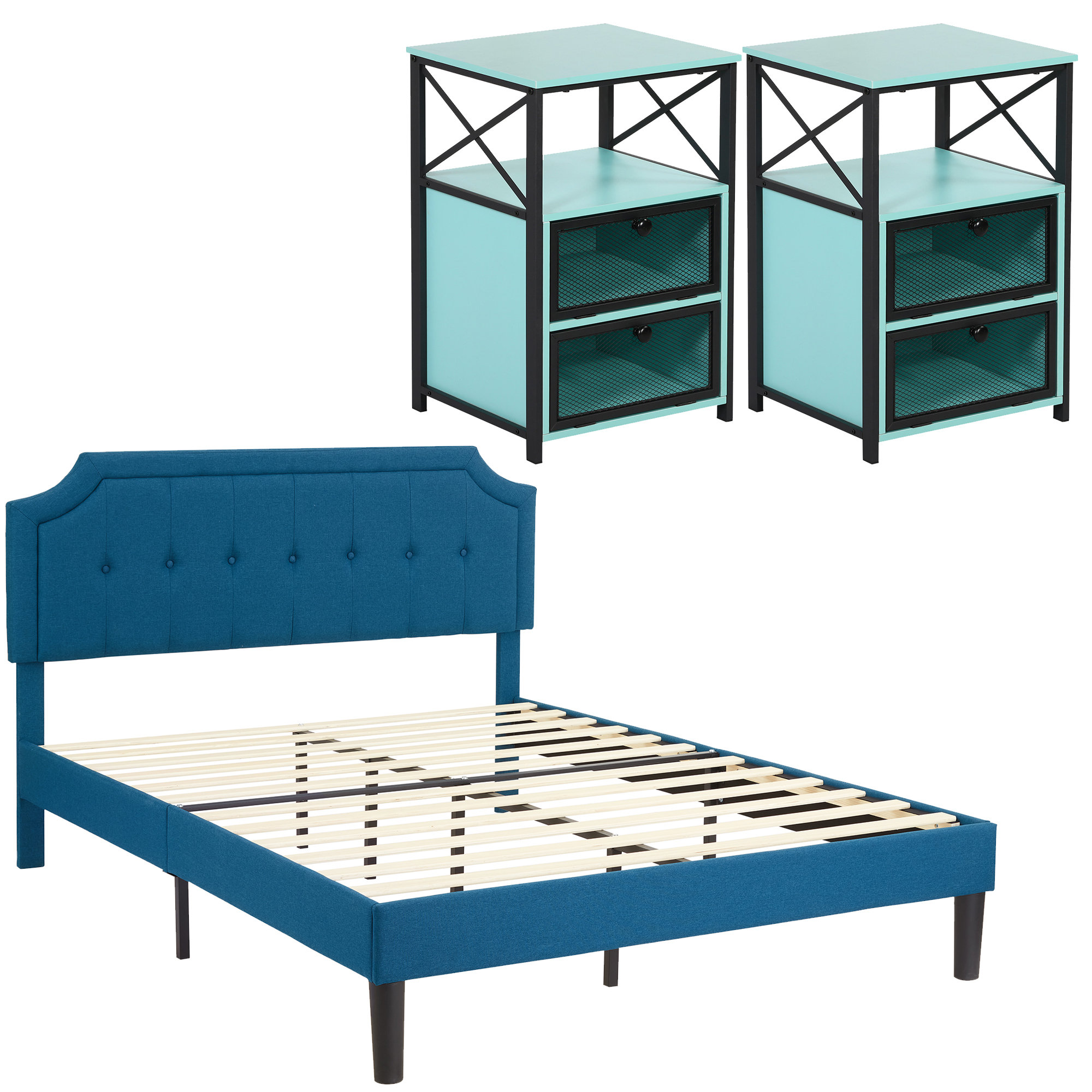 Vecelo 3 Piece Bedroom Set & Reviews | Wayfair