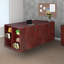 Armoire de rangement avec support pour bibliothèque Nebih-23210706