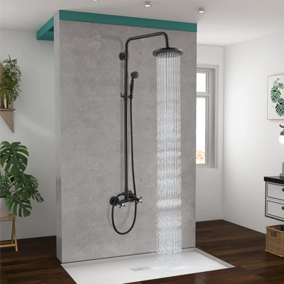 Système de douche complet avec valve brute