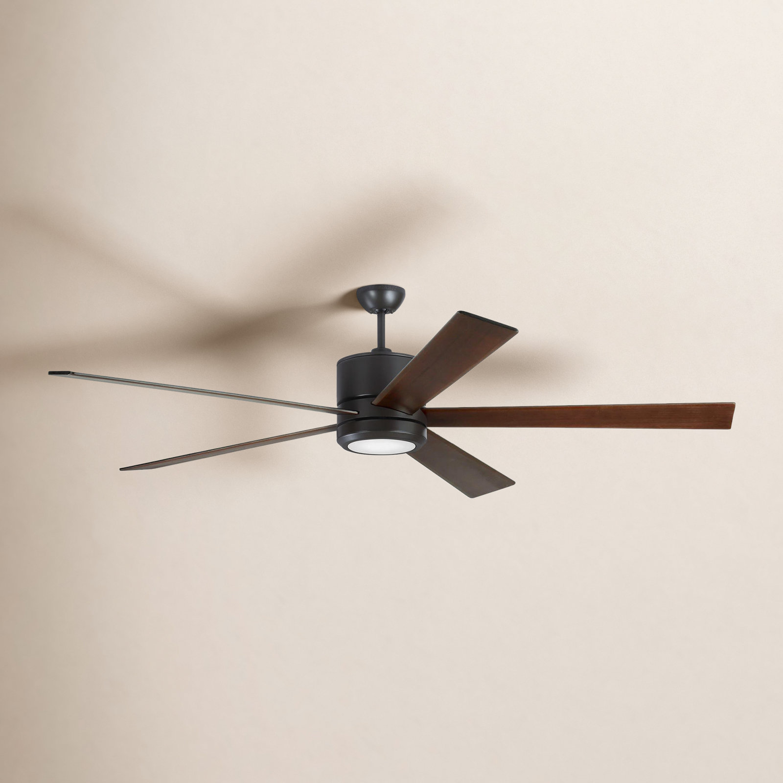 Tulsi 56" Ceiling Fan with Light Kit, Oil Rubbed Bronze with Bronze Blades, 52