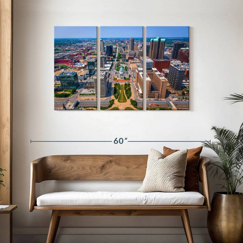 Paysage urbain urbain R camion St. Louis, H 28 po x l 45 po