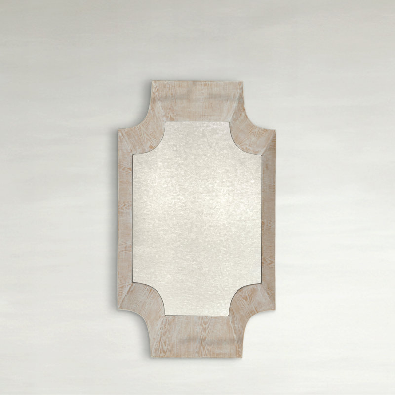 Farris Mirror - White, Silver