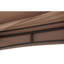 Pavillon de jardin en acier de l 13 pi x P 11,5 pi à toit souple Cornlea par Sunjoy