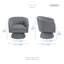 Chaise pivotante Charley-84379407