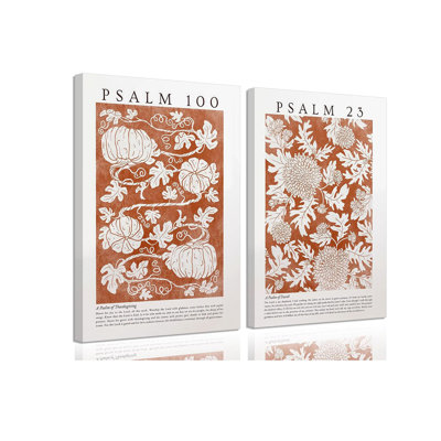 2 Piece Wrapped Canvas Wall Art