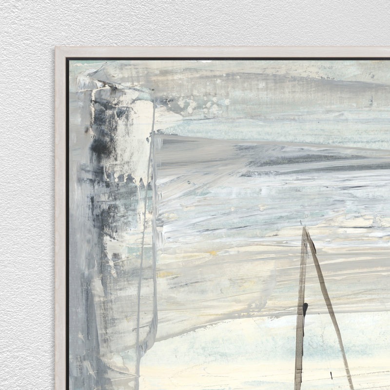 «Off to Sea II» par David Erickson - peinture sur toile tendue, Image au gel brossé, H 31,75 po x l 31,75 po