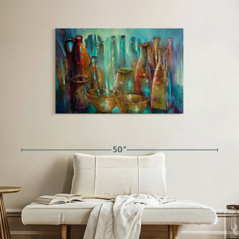 Senne Still Life Golden Bowles, H 26 po x l 39 po