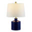 Lampe de table 20,5 "bleu marine adit