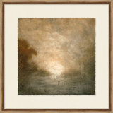 Empty Sky 4 - Picture Frame Painting on Paper